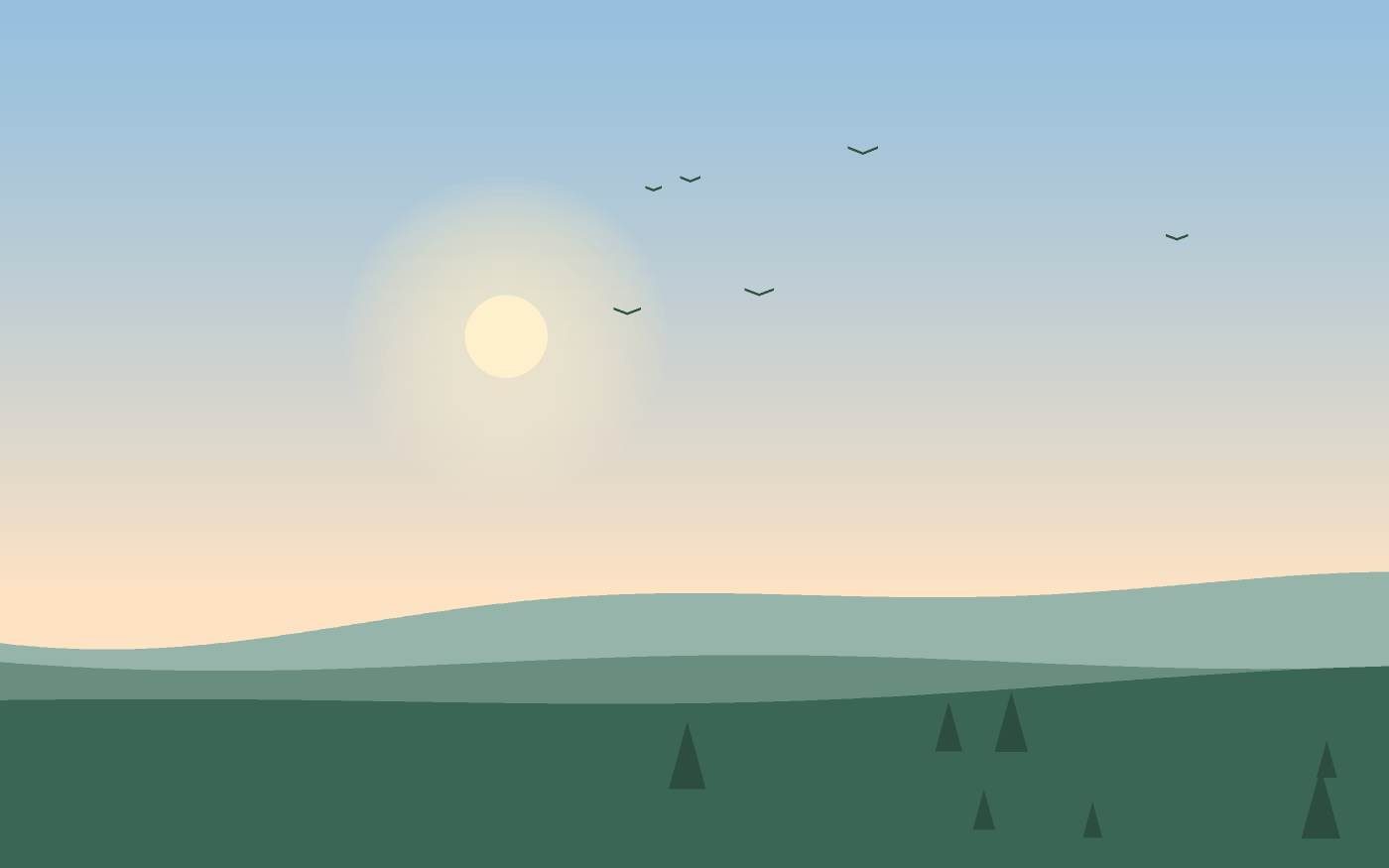 Landschaftsillustration