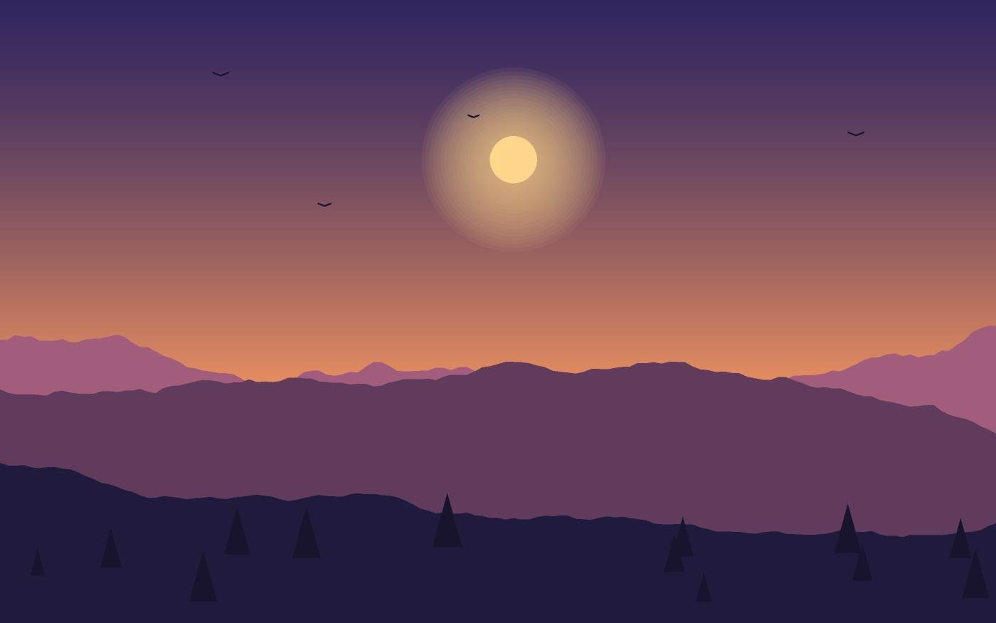 Landschaftsillustration