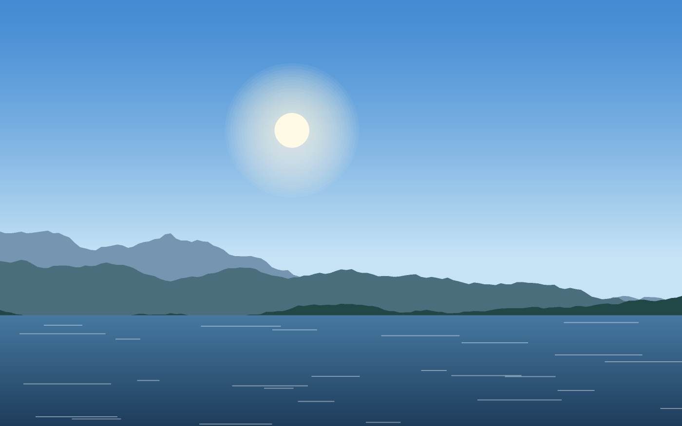 Landschaftsillustration