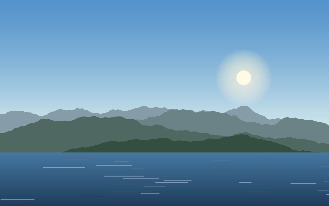 Landschaftsillustration