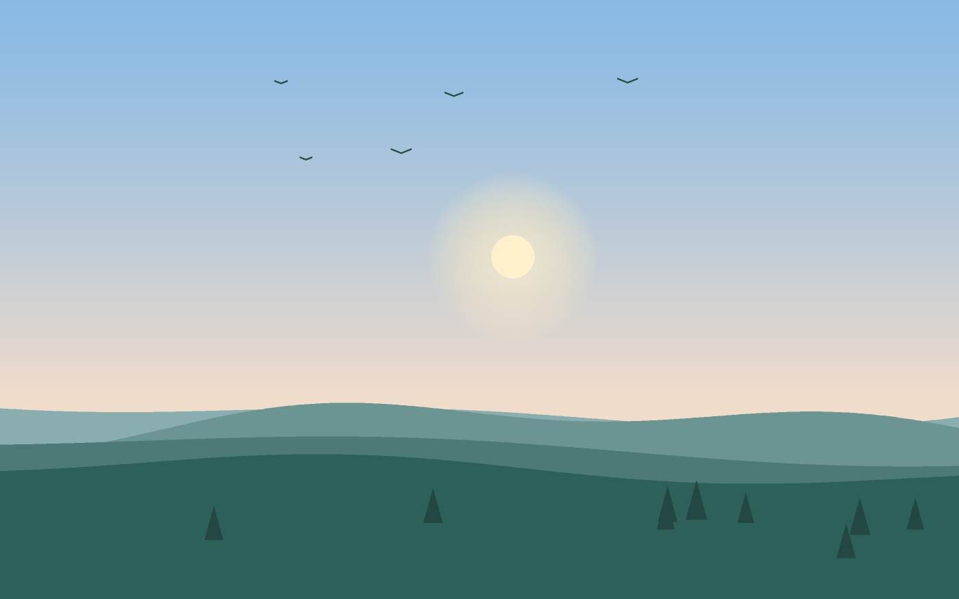 Landschaftsillustration