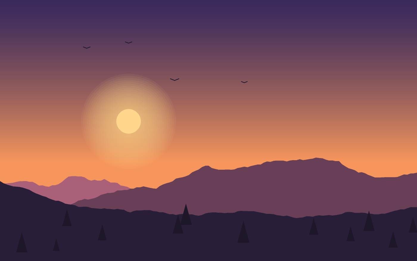 Landschaftsillustration