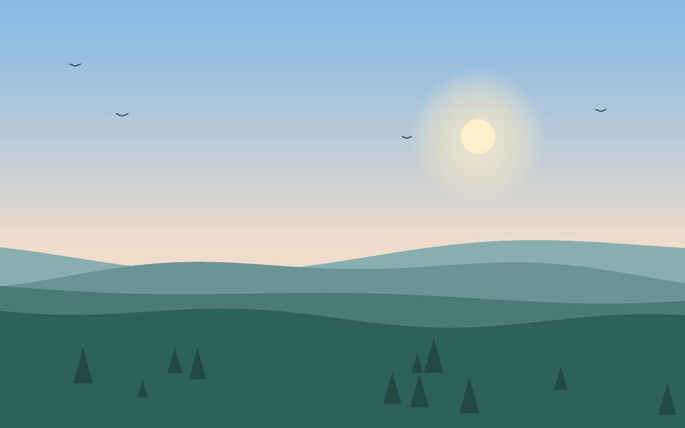 Ilustrace krajiny