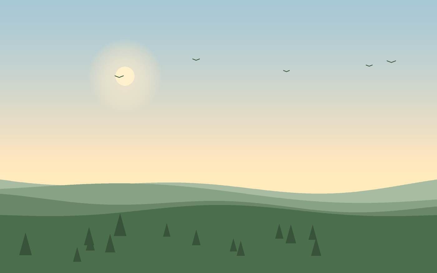 Ilustrace krajiny