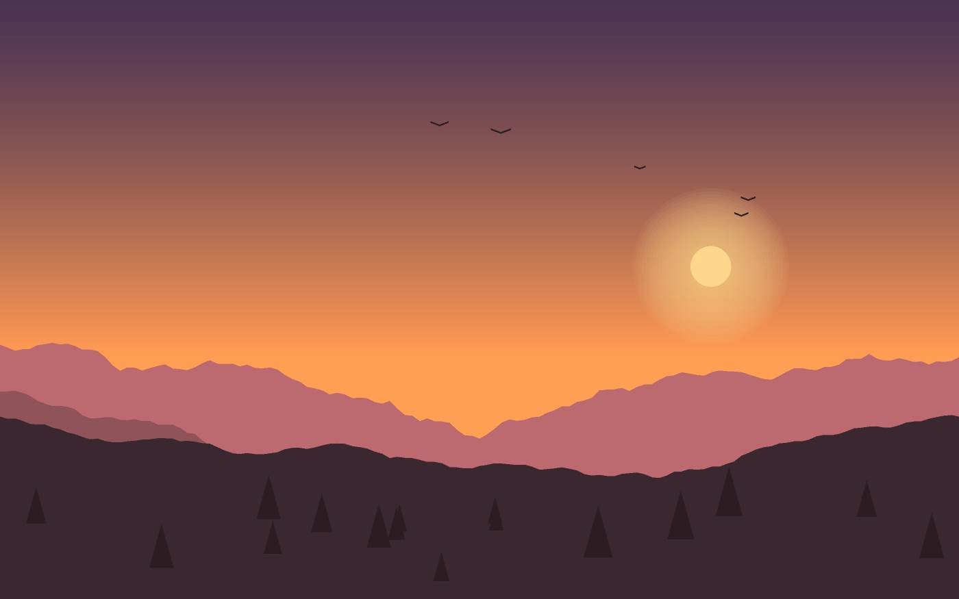 Landschaftsillustration