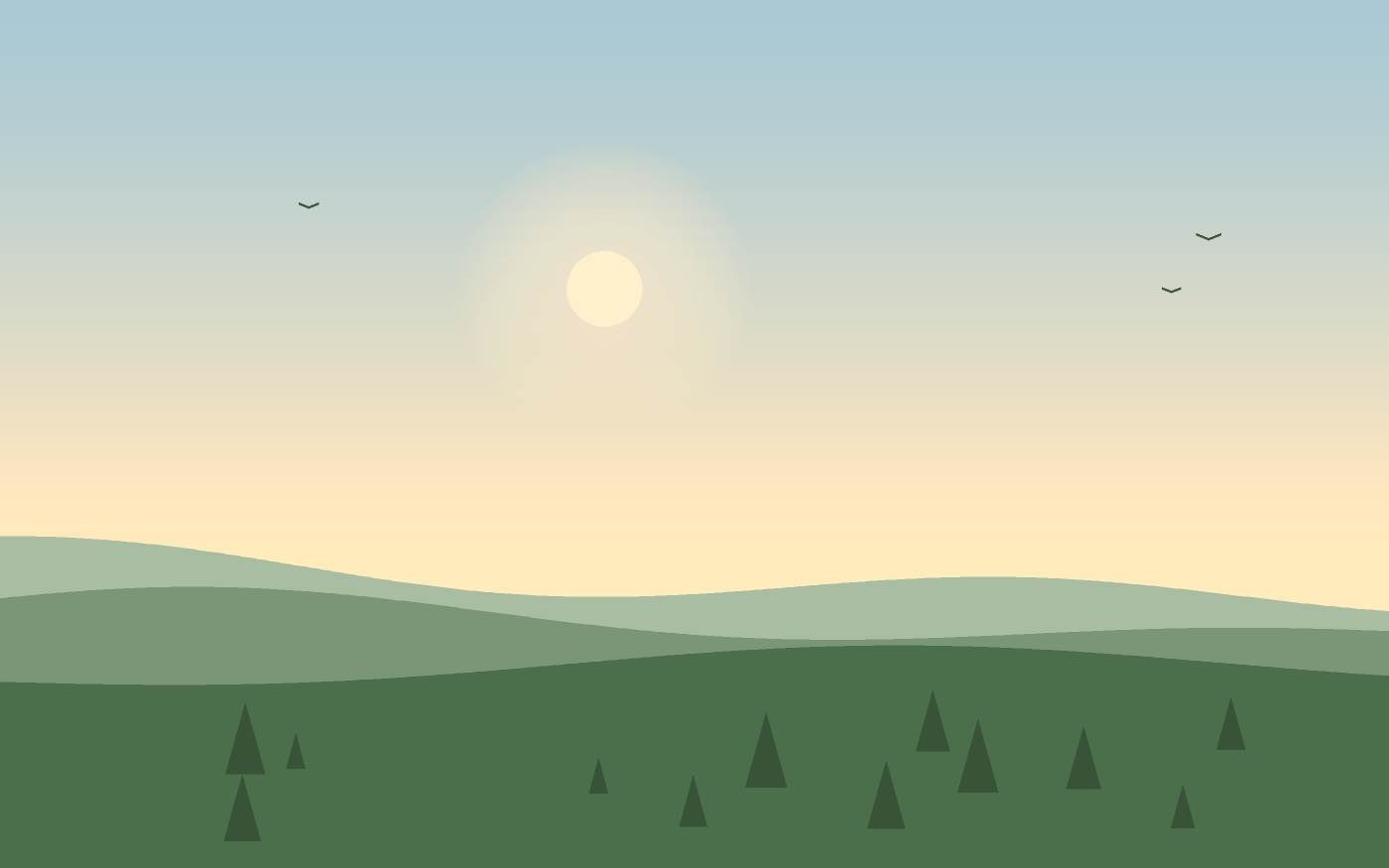 Landschaftsillustration