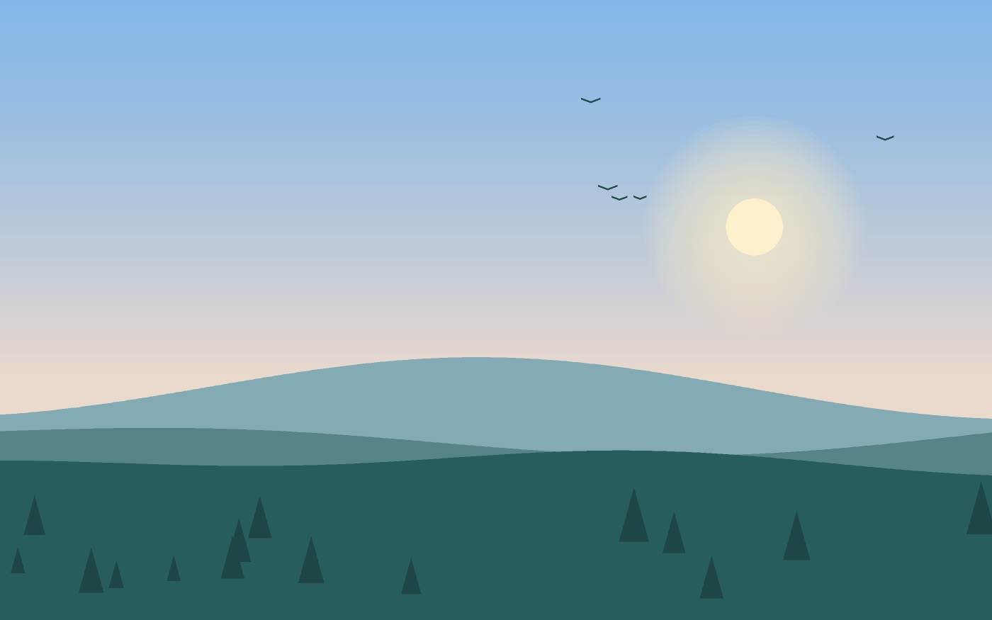 Ilustración de un paisaje
