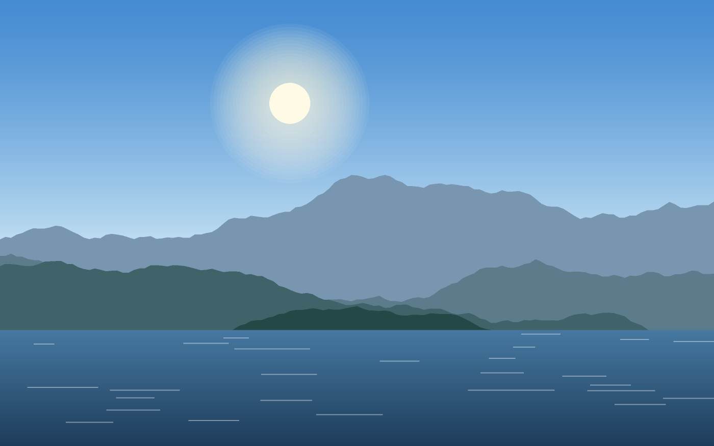 Ilustración de un paisaje
