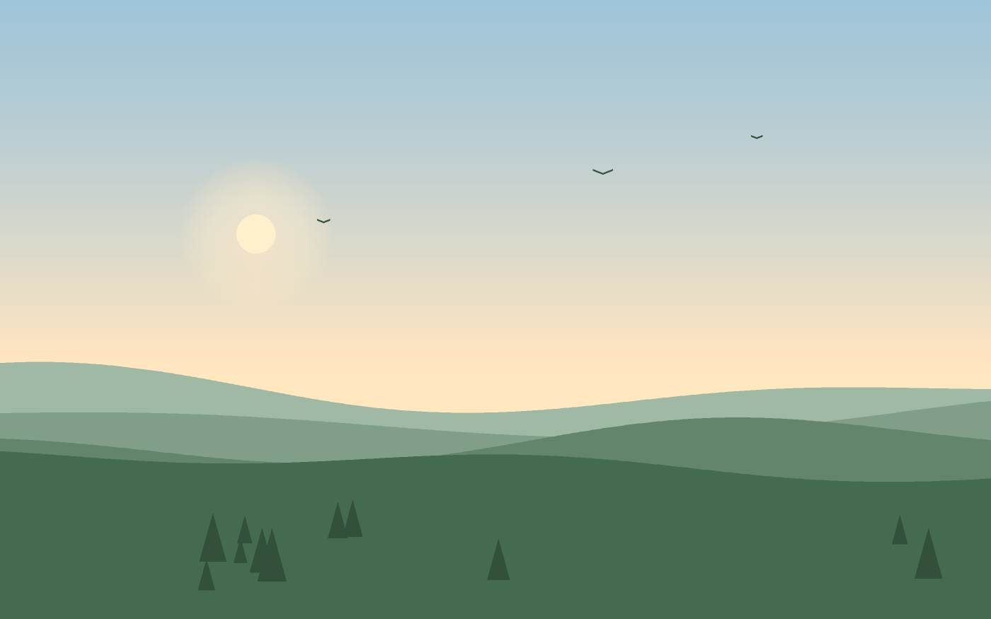 Landschapsillustratie