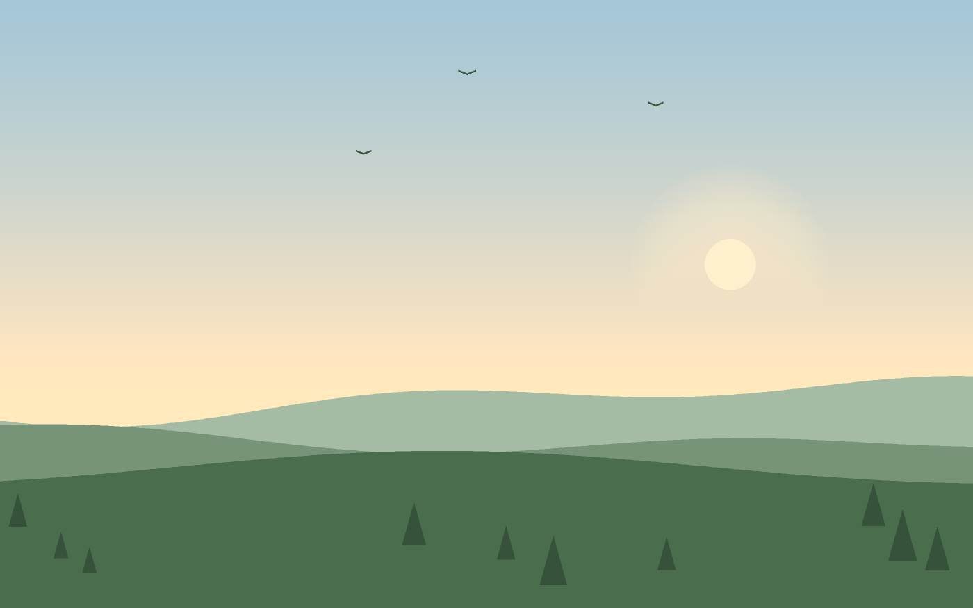 Landschapsillustratie