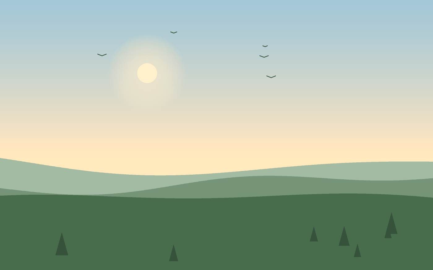 Ilustracja krajobrazu