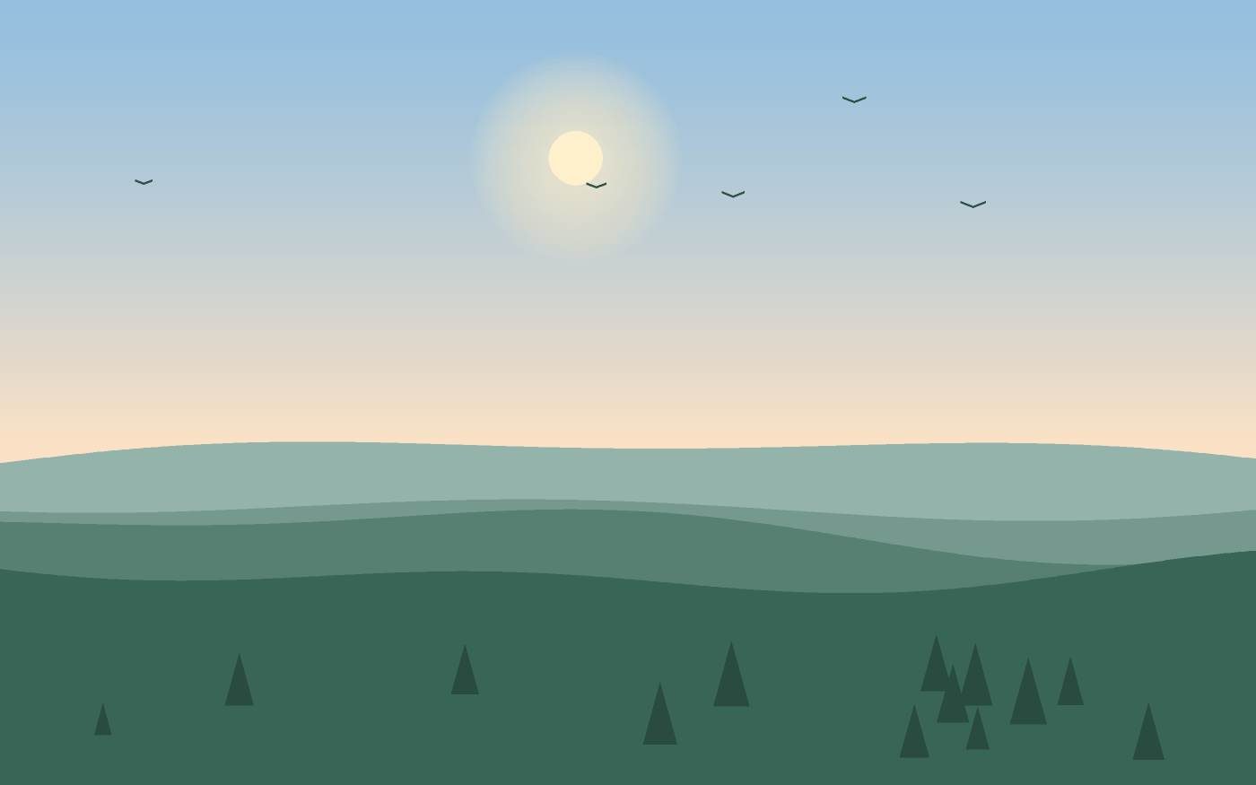 Ilustracja krajobrazu