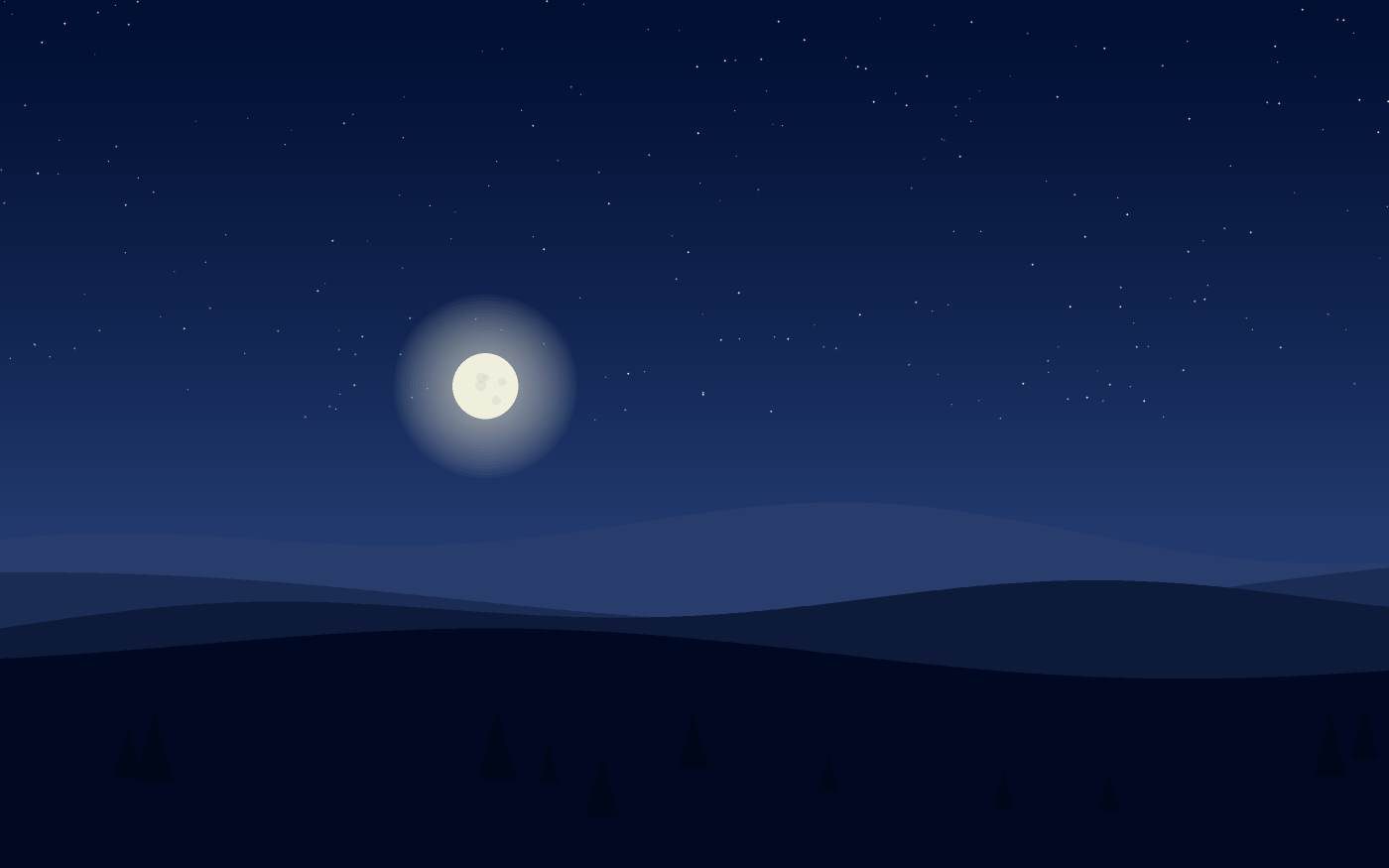 Ilustração de uma paisagem